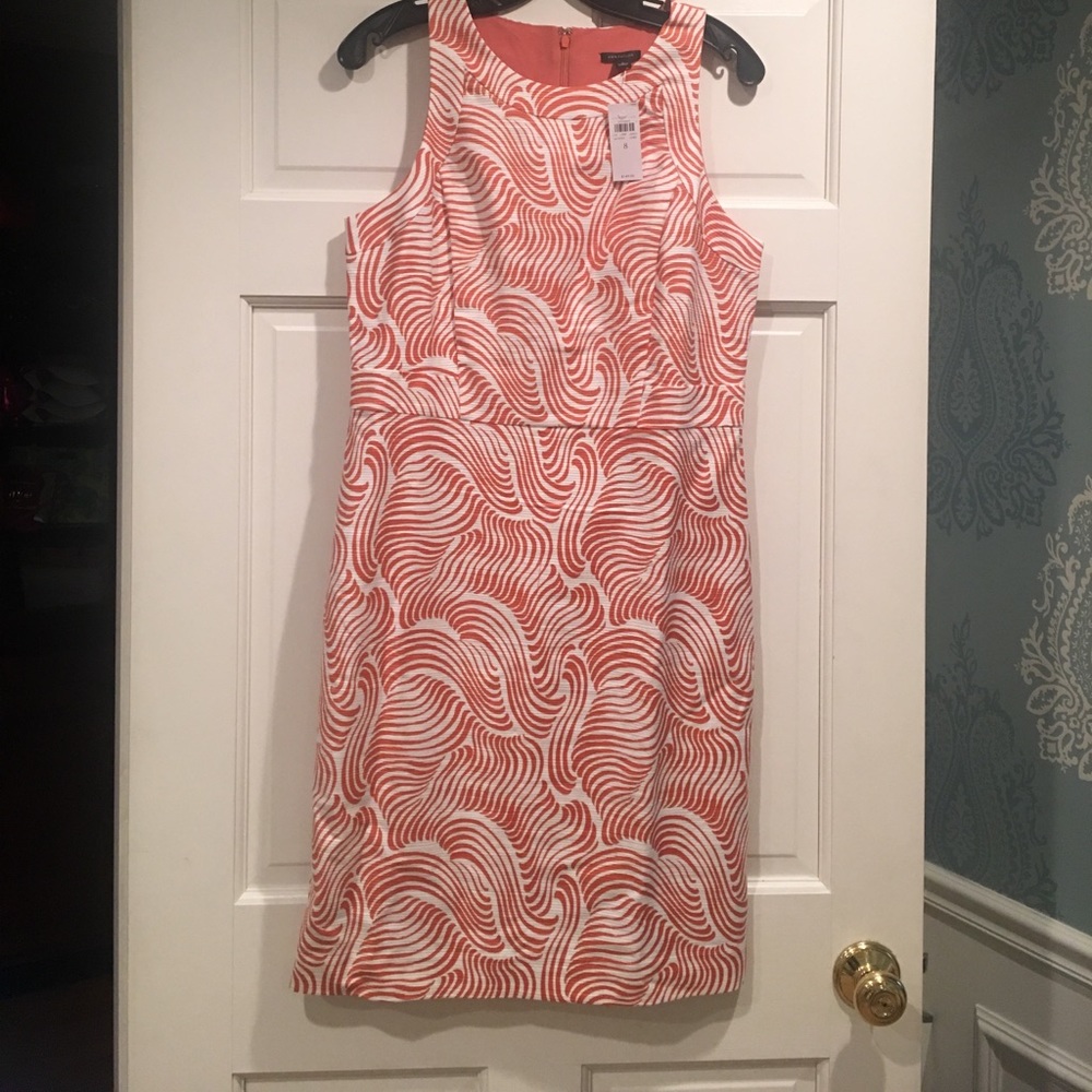 Ann Taylor Wave Sheath Dress